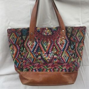 Nena & Co. Cadiz Huipil Shoulder Tote